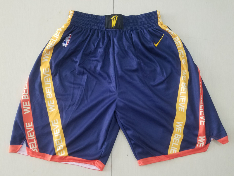 Cheap Men 2022 NBA Men Golden State Warriors purple shorts